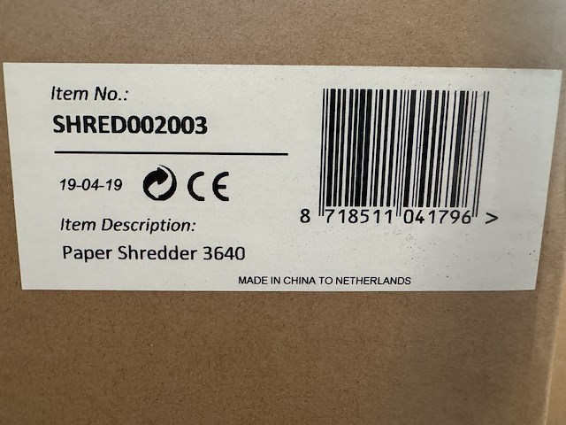 Automatische papierversnipperaar 53 liter sam creative, shred002003 - afbeelding 5 van  5