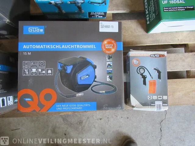 Automatische slanghaspel gude, pneumatisch - afbeelding 4 van  4