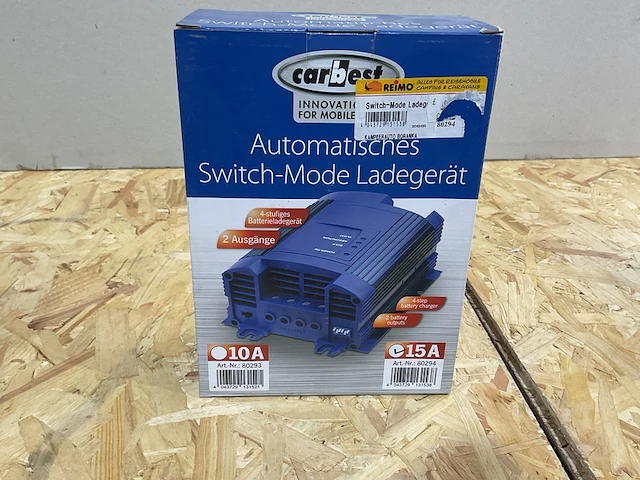 Automatische switch mode acculader 15a carbest - afbeelding 1 van  3