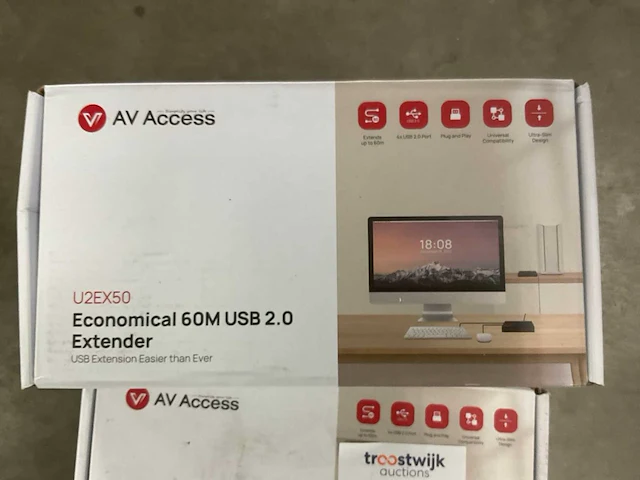 Av access economical 60m usb 2.0 extender usb extender (10x) - afbeelding 4 van  4