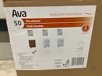 Ava 2 deuren badkamerkast - afbeelding 3 van  4