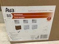 Ava 2 deuren badkamerkast - afbeelding 3 van  4