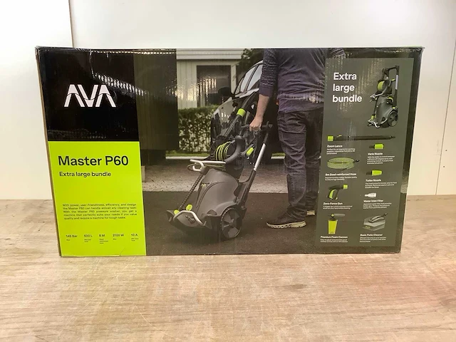 Ava master p60 xl hogedrukreiniger - afbeelding 2 van  8