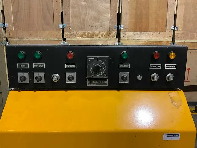 Avc hs420/kt500 foliemachine v.v. hoeksealer en krimptunnel 265x85x150cm - afbeelding 3 van  10