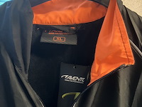 Avento running jasje, zwart met oranje afzetting maat xl - afbeelding 3 van  5