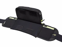 Avento smartphone 21pg sportriem zwart/fluorgeel - afbeelding 1 van  4