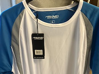 Avento sport t shirt wit met blauwe mouwen maat l - afbeelding 3 van  7