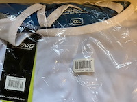 Avento sport t shirt wit met blauwe mouwen maat xxl - afbeelding 6 van  7