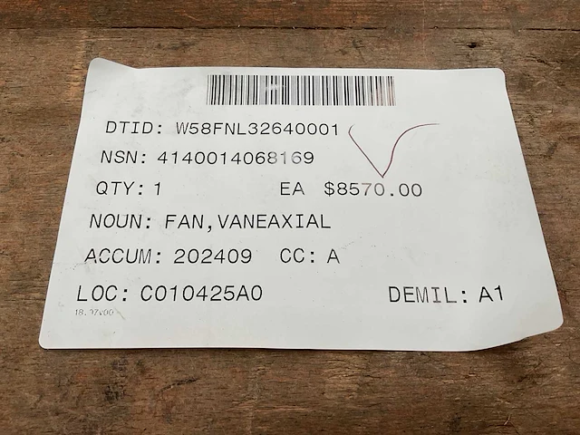 Aviation systems fan unit - afbeelding 7 van  7
