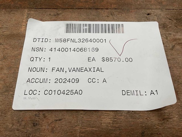 Aviation systems fan unit - afbeelding 7 van  7