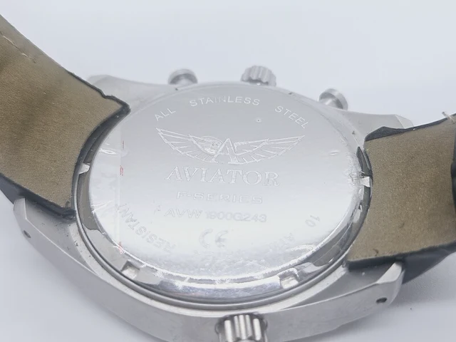 Aviator f-series worldtimer herenhorloge - afbeelding 6 van  6