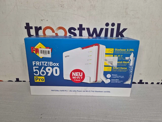 Avm fritz!box 5690 pro - draadloze router - mesh - afbeelding 2 van  2
