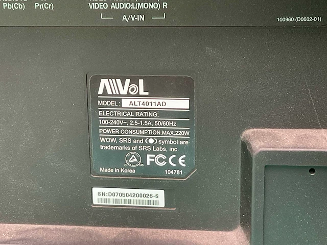 Avol alt4011ad televisie - afbeelding 7 van  7