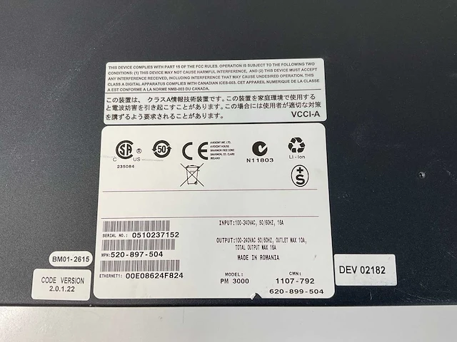 Avoncet (pm3009h), power control unit, rack mountable - afbeelding 6 van  7