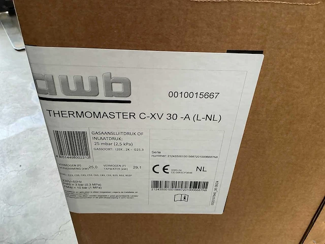 Awb thermomaster c-xv 30 -a hr combiketel 6,1 - 25,5 kw cw4 - afbeelding 3 van  3