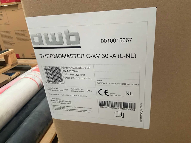 Awb thermomaster c-xv 30-a combi cv-ketel - afbeelding 4 van  4