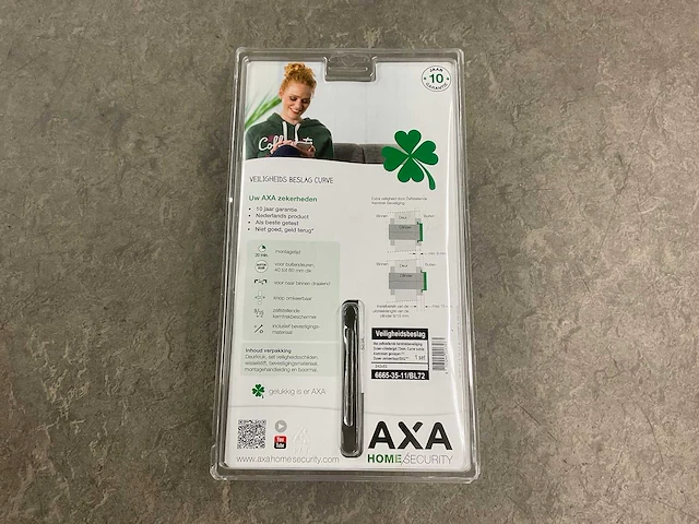 Axa - 6665 - veiligheidsbeslag buitendeur (5x) - afbeelding 3 van  4