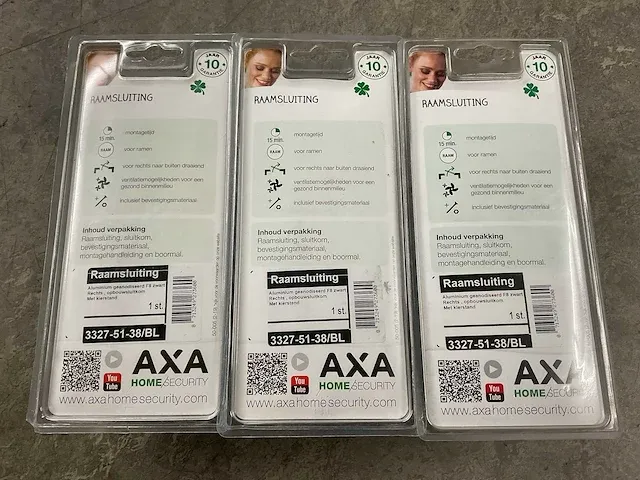 Axa - raamsluiting rechts set 6-delig - afbeelding 6 van  7