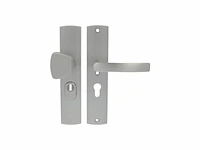 Axa veiligheidsbeslag (curve plus) inox geslepen: knop-kruk (model sblok) pc55 met kerntrekbeveiliging skg*** - afbeelding 1 van  1