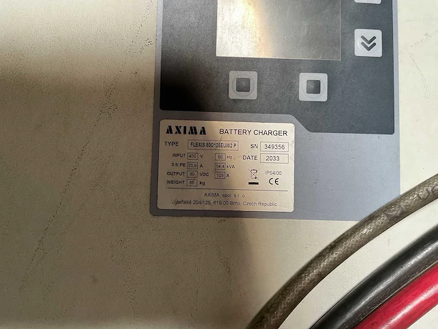Axima - flexis 80d125euw2 p 400v 125a - acculaders - 2023 - afbeelding 3 van  3