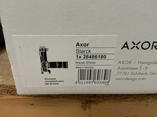 Axor starck douchekraan inbouwdeel - afbeelding 3 van  4