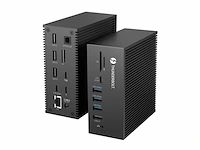 Ayclif 18in1 thunderbolt 3 dockingstation 100 w laptoplading 18 w smartphone opladen zwart - afbeelding 1 van  5