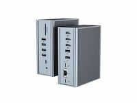 Ayclif usbcdockingstation 16in1 drievoudige display universeel dockingstation voor macbook pro/air hp dell 3 x hdmi 100 w - afbeelding 1 van  5