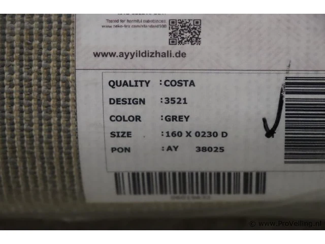 Ayyiluiz costa collection vloerkleed - 160x230cm - afbeelding 3 van  3