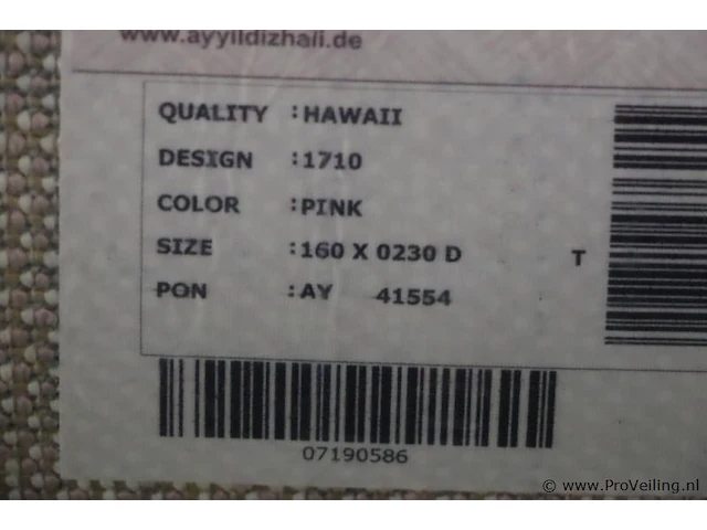 Ayyiluiz hawai carving vloerkleed - 160x230cm - afbeelding 3 van  3