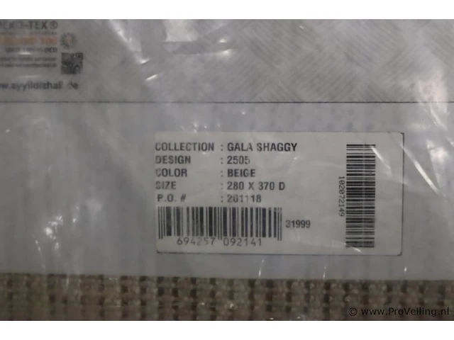 Ayyiluiz plus collection vloerkleed - 280x270cm - afbeelding 3 van  3