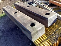 Azobe - 2200x345x250 - hardhout (4x) - afbeelding 2 van  6