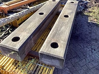 Azobe - 2200x345x250 - hardhout (4x) - afbeelding 4 van  6