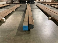 Azobé balk 100x100 mm (2x) - afbeelding 2 van  4