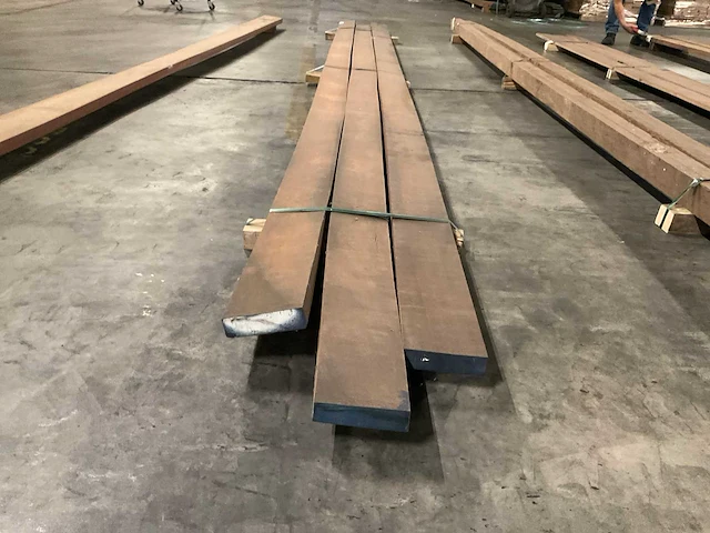 Azobé balk 40x150 mm (3x) - afbeelding 4 van  5