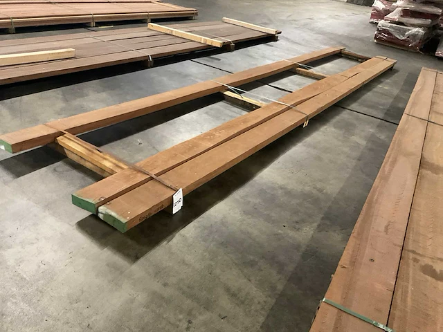 Azobé balk 50x150 mm (3x) - afbeelding 1 van  5