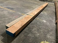 Azobé balk 80x150 mm en 80x80 mm - afbeelding 2 van  4