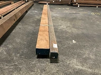 Azobé balk 80x150 mm en 80x80 mm - afbeelding 3 van  4
