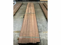 Azobé balk geschaafd 90x140 mm (6x) - afbeelding 5 van  6
