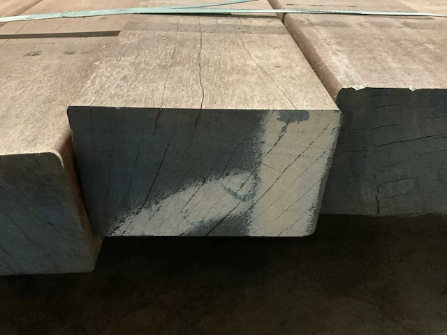 Azobé balk geschaafd 90x140 mm (6x) - afbeelding 6 van  6