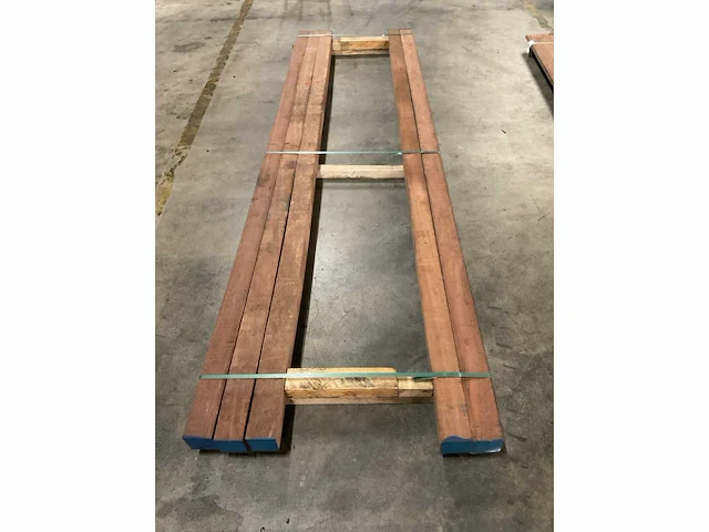 Azobé balken 100x100 mm (5x) - afbeelding 5 van  6