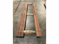 Azobé balken 100x100 mm (5x) - afbeelding 5 van  6