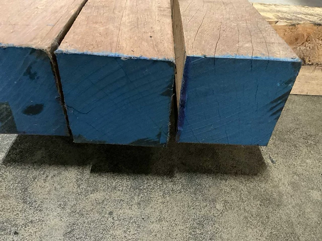 Azobé balken 100x100 mm (5x) - afbeelding 6 van  6