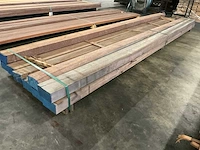 Azobé balken 80x150 mm (9x) - afbeelding 3 van  5
