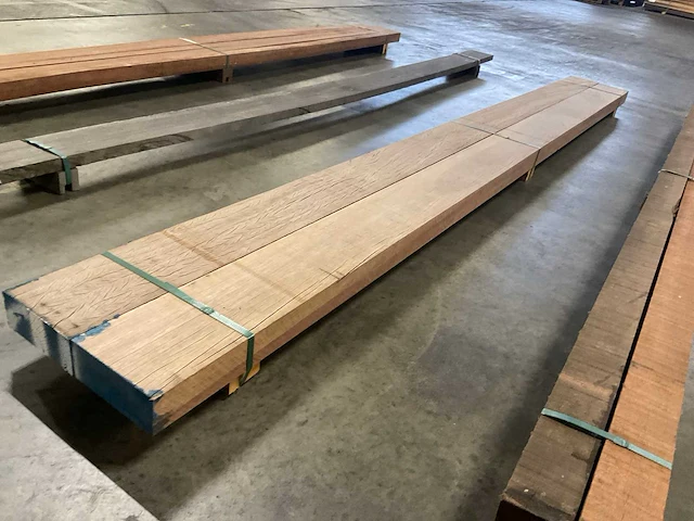 Azobé balken 80x200 mm (2x) - afbeelding 3 van  5