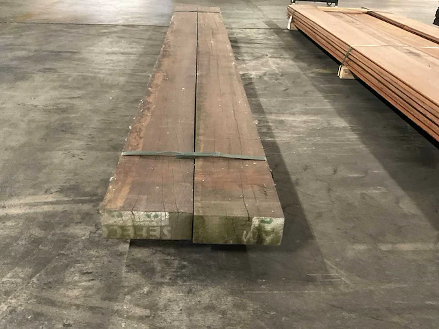 Azobé balken 80x200 mm (2x) - afbeelding 4 van  5