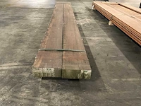 Azobé balken 80x200 mm (2x) - afbeelding 4 van  5