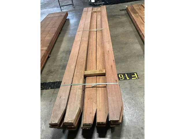 Azobé damwanddelen 50x185 mm (18x) - afbeelding 5 van  7