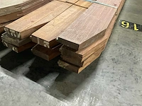 Azobé damwanddelen 50x185 mm (18x) - afbeelding 6 van  7