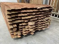 Azobe gepunt tuinpaal (400x) - afbeelding 3 van  3
