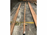 Azobé gepunte paal 80x80 mm - afbeelding 2 van  4